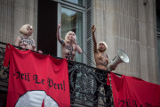 France: Femen Protestors Interrupt the Annual May First Far Right Party Demonstration