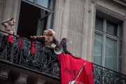France: Femen Protestors Interrupt the Annual May First Far Right Party Demonstration