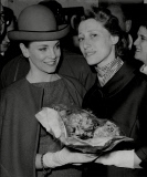 Ballerina Maya Plisetskaya (right) Presented A Bouquet By Ballerina Doreen Wells (left) At Covent Garden Maya Mikhaylovna Plisetskaya (russian: ????? ??????????? ??????????) Born November 20 1925 Is A Russian Ballet Dancer Frequently Cited As One Of