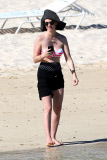 January Jones chills out in Hawaii with Bikini Top