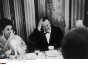 Sophia Loren and Orson Welles in the 60s.