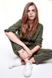 British model Cara Delevingne poses for Topshop new campaign