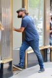 Leonardo DiCaprio heads into the Helly Nahmad Gallery on the Upper East Side