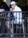 Exclusive... Brigitte Nielsen & Her Boyfriend Share A Kiss At Lunch 