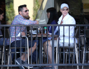 Exclusive... Brigitte Nielsen & Her Boyfriend Share A Kiss At Lunch 