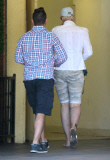 Exclusive... Brigitte Nielsen & Her Boyfriend Share A Kiss At Lunch 