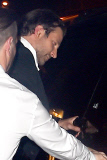 Leonardo DiCaprio and Bradley Cooper leave together from a Met Gala after party