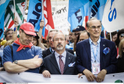 Rome Nationwide strike against Renzi's bill to reform education