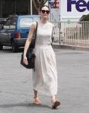 Emmy Rossum Heads To Providence Tarzana Imaging Center 