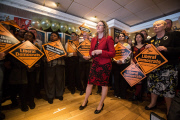 Liberal Democrat general election campaigning, Cardiff, Britain - 05 May 2015