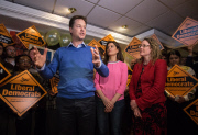 Liberal Democrat general election campaigning, Cardiff, Britain - 05 May 2015