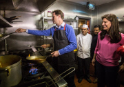 Liberal Democrat general election campaigning, Cardiff, Britain - 05 May 2015
