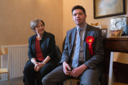 Labour party general election campaigning, Sandwich, Britain - 05 May 2015