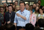 Conservative party general election campaigning, Leeds, Britain - 01 May 2015