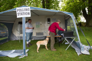 General Election polling day, Cambridgeshire, Britain - 07 May 2015