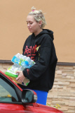 *EXCLUSIVE* Miley Cyrus stocks up on crafts supplies and toys