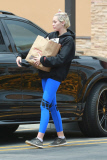 *EXCLUSIVE* Miley Cyrus stocks up on crafts supplies and toys