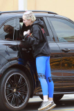 *EXCLUSIVE* Miley Cyrus stocks up on crafts supplies and toys