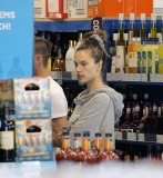 Alessandra Ambrosio goes out with no make-up