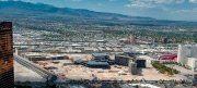 Aerial views of ever changing landscape of Las Vegas