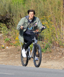 PREMIUM EXCLUSIVE Dylan Brosnan cruises the PCH enjoying an electric smoke