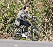 PREMIUM EXCLUSIVE Dylan Brosnan cruises the PCH enjoying an electric smoke