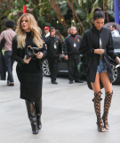 Kendall Jenner and Khloe Kardashian attend Clippers Game at Staples Center