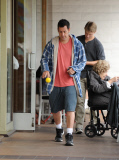 Adam Sandler looking gaunt and tired after scandal