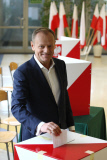 Presidental elections in Poland: Donald Tusk votes in Sopot