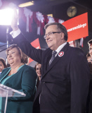 Poland Presidential Election, Bronislaw Komorowski election night