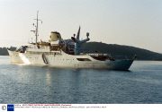 CHRISTINA O YACHT PREVIOUSLY OWNED BY ARISTOTLE ONASSIS, SKORPIOS, GREECE - 2001