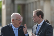Press statement President Rivlin Israel with BP Gauck