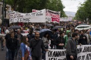 Demonstration to demand debt write-off - Athens, Greece