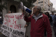 Demonstration to demand debt write-off - Athens, Greece
