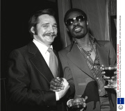 Stevie Wonder at the Narm Convention, Century Plaza Hotel, Los Angeles, America - 1975