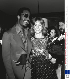 Stevie Wonder at the Narm Convention, Century Plaza Hotel, Los Angeles, America - 1975