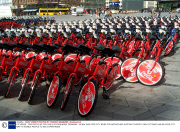CITYBIKES - FREE BICYCLES FOR USE IN COPENHAGEN, DENMARK - 05 MAY 2003