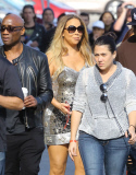  Mariah Carey arrives at Jimmy Kimmel Live after J-Lo diss