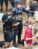 Semi-Exclusive... Stars On The Set Of 'Captain America: Civil War' 