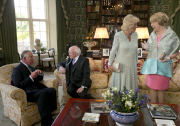 Prince Charles and Camilla Camilla Duchess of Cornwall visit Ireland - 19 May 2015