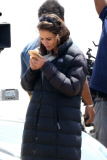 *EXCLUSIVE* Liev Schreiber and Katie Holmes make a business transaction in "Ray Donovan"