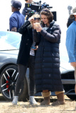 *EXCLUSIVE* Liev Schreiber and Katie Holmes make a business transaction in "Ray Donovan"