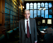 John Forbes Nash speaking at the Oxford Union, Oxford, Britain - 01 Mar 2014