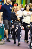 *EXCLUSIVE* Hilary Duff takes Luca to the happiest place on earth **NO Germany, France**