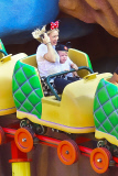 *EXCLUSIVE* Hilary Duff takes Luca to the happiest place on earth **NO Germany, France**