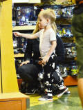 *EXCLUSIVE* Hilary Duff takes Luca to the happiest place on earth **NO Germany, France**