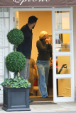 Lady Gaga covers up after a cosmetic laser treatment appointment