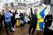 Eurovision 2015 Winner Arrives Home