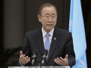 Ban Ki-moon visit to Krekow, Poland - 26 May 2015