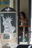 Vanessa Hudgens gets lunch in downtown NYC